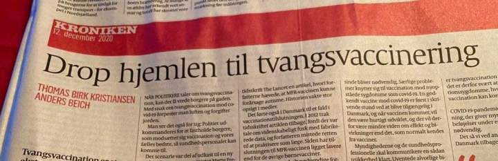 Vaccinen bliver gratis for alle borgere, og den bliver&nbsp;frivillig